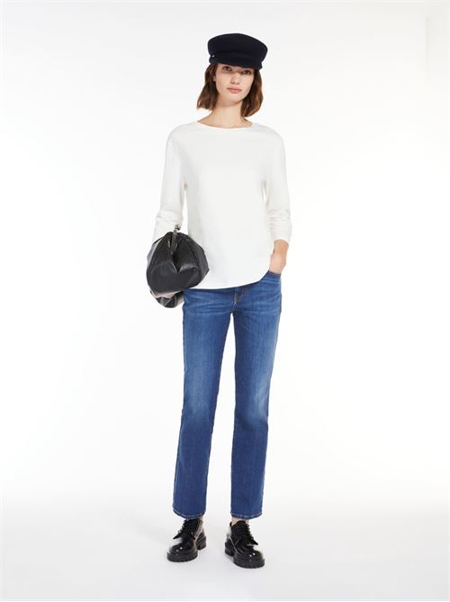 JEANS CROPPED IN DENIM COMFORT WEEK END Max Mara | RAPALLO2425186011600008